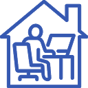 work from home icon