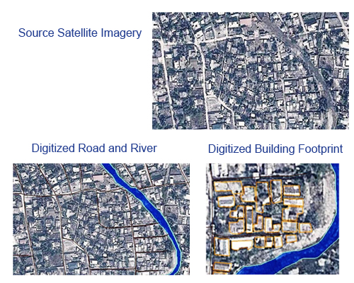 Digitization From Satellite Imagery