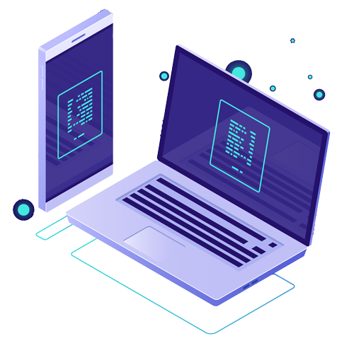 coding language on computer dashboard