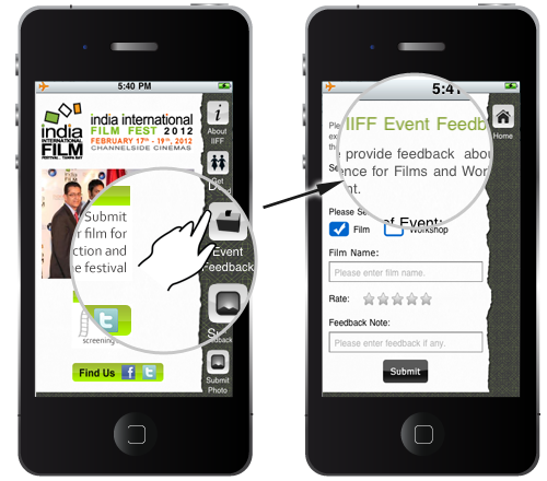 iPhone app development for IIFF