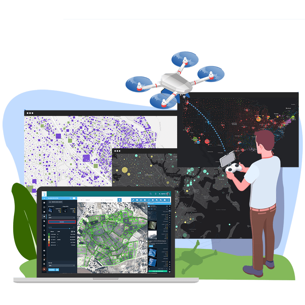 map making services through remote sensing, photogrammery, drone survey & digitization