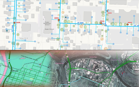 pipeline route corridor mapping