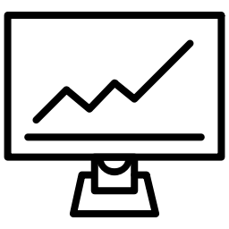 profit increasig graph on project management dasboard