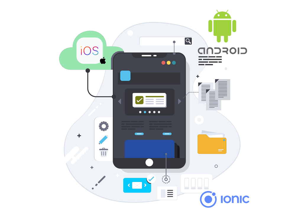 android, ios, flutter, ionic development