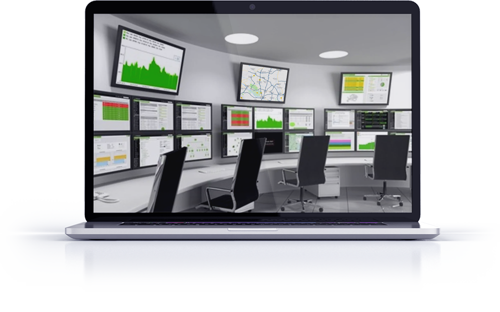 project monitoring room for real-time project progress analysis